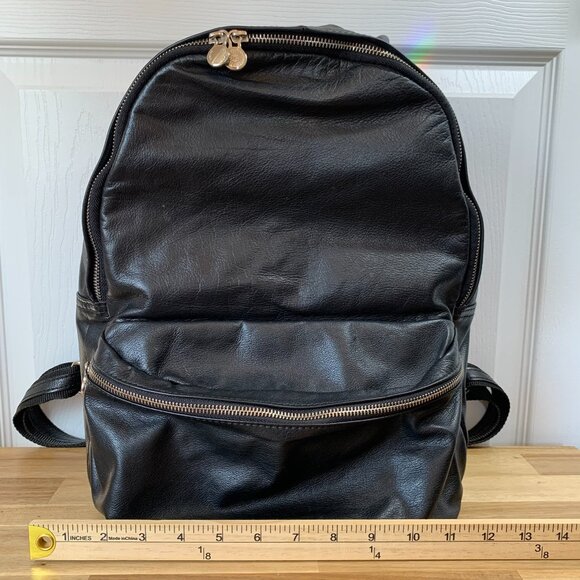 Authentic Italian Leather Backpack with Organizer Insert main image 6